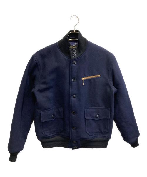 UNITED CARR（ユナイテッドカー）UNITED CARR (ユナイテッドカー) A-1型 フライトジャケット ネイビー サイズ:40の古着・服飾アイテム