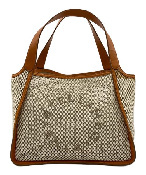 STELLA McCARTNEY（ステラマッカートニー）STELLA McCARTNEY (ステラマッカートニー) メッシュトートバッグ ブラウンの古着・服飾アイテム