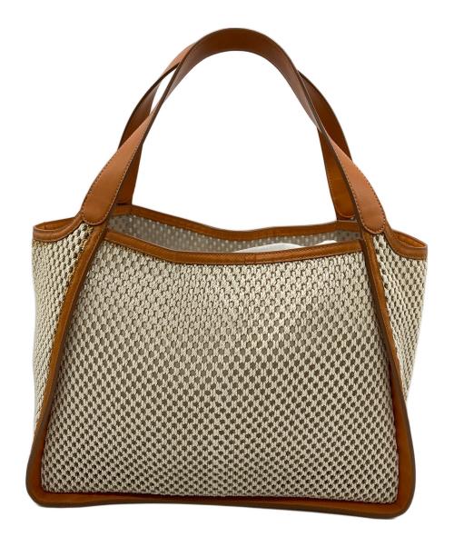STELLA McCARTNEY（ステラマッカートニー）STELLA McCARTNEY (ステラマッカートニー) メッシュトートバッグ ブラウンの古着・服飾アイテム