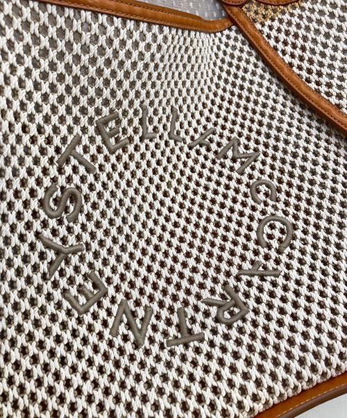 STELLA McCARTNEY（ステラマッカートニー）STELLA McCARTNEY (ステラマッカートニー) メッシュトートバッグ ブラウンの古着・服飾アイテム