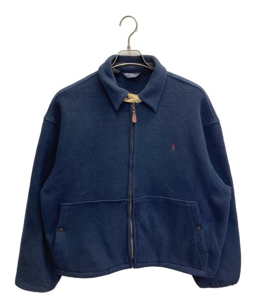 POLO RALPH LAUREN（ポロ・ラルフローレン）POLO RALPH LAUREN (ポロ・ラルフローレン) USA製 フリースジャケット ネイビー サイズ:Lの古着・服飾アイテム