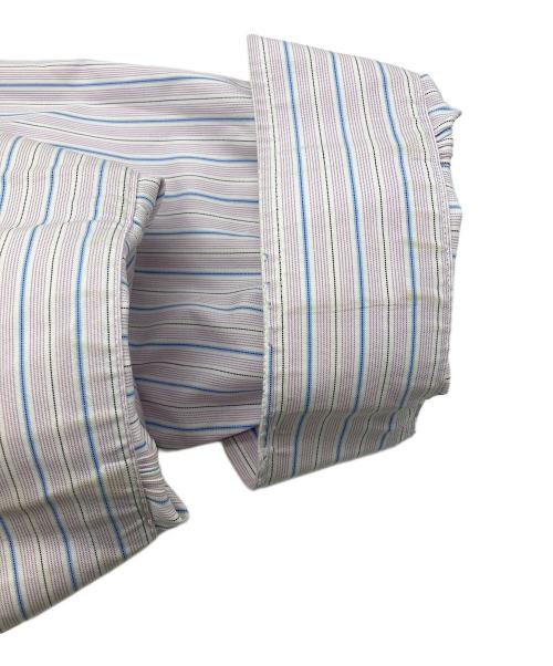 BROOKS BROTHERS（ブルックスブラザーズ）BROOKS BROTHERS (ブルックスブラザーズ) ストライプBDシャツ パープル×ブルー サイズ:16-32の古着・服飾アイテム