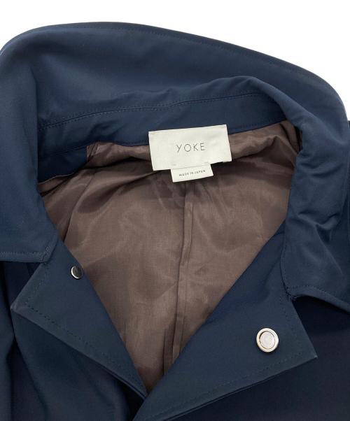 YOKE（ヨーク）YOKE (ヨーク) 3WAYバルカラーシェアコート ネイビー サイズ:Sの古着・服飾アイテム