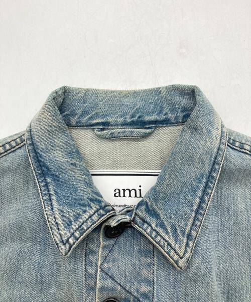 AMI Alexandre Mattiussi（アミアレクサンドルマテュッシ）AMI Alexandre Mattiussi (アミアレクサンドルマテュッシ) デニムジャケット インディゴ サイズ:Mの古着・服飾アイテム