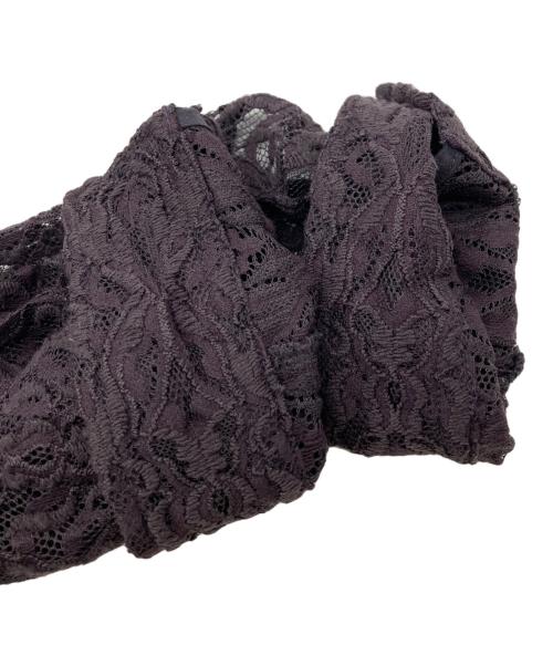 HARE（ハレ）HARE (ハレ) ダマスクガラレースシャツ パープル サイズ:FREEの古着・服飾アイテム