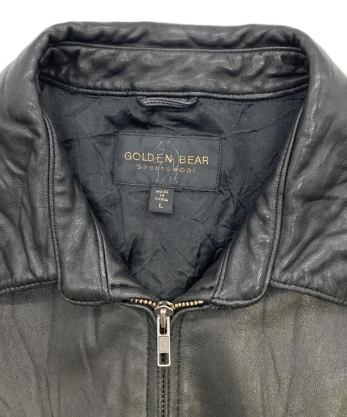 Golden Bear（ゴールデンベア）Golden Bear (ゴールデンベア) レザージャケット ブラック サイズ:Lの古着・服飾アイテム