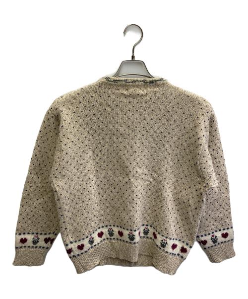 Eddie Bauer（エディーバウアー）Eddie Bauer (エディーバウアー) ニットカーディガン ベージュ サイズ:Mの古着・服飾アイテム