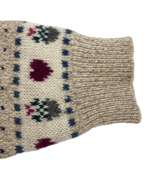 Eddie Bauer（エディーバウアー）Eddie Bauer (エディーバウアー) ニットカーディガン ベージュ サイズ:Mの古着・服飾アイテム