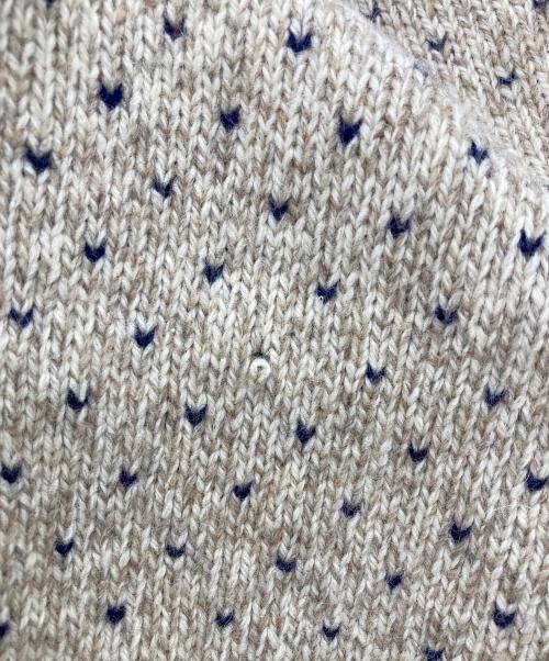 Eddie Bauer（エディーバウアー）Eddie Bauer (エディーバウアー) ニットカーディガン ベージュ サイズ:Mの古着・服飾アイテム