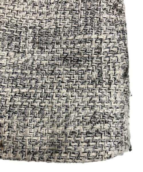 NATURAL BEAUTY BASIC（ナチュラルビューティーベーシック）NATURAL BEAUTY BASIC (ナチュラルビューティーベーシック) ツイードジレ ライトグレー サイズ:Mの古着・服飾アイテム