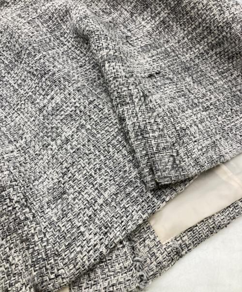 NATURAL BEAUTY BASIC（ナチュラルビューティーベーシック）NATURAL BEAUTY BASIC (ナチュラルビューティーベーシック) ツイードジレ ライトグレー サイズ:Mの古着・服飾アイテム