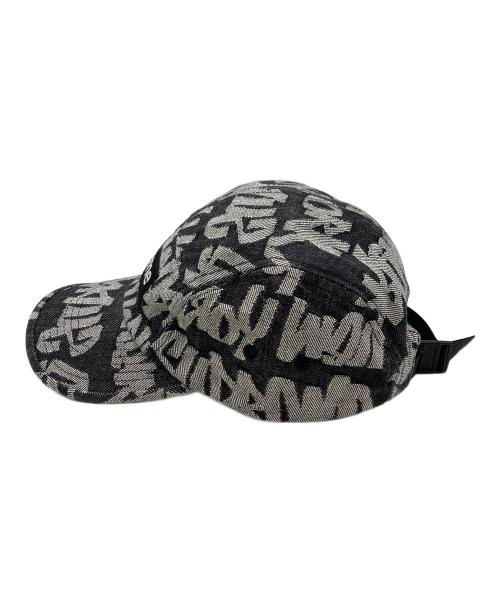 SUPREME（シュプリーム）Supreme (シュプリーム) Fat Tip Jacquard Denim Caｍp Cap グレーの古着・服飾アイテム