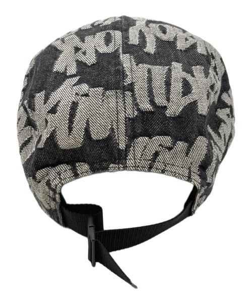 SUPREME（シュプリーム）Supreme (シュプリーム) Fat Tip Jacquard Denim Caｍp Cap グレーの古着・服飾アイテム