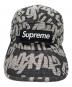 Supreme (シュプリーム) Fat Tip Jacquard Denim Caｍp Cap グレー：8000円