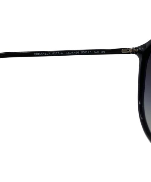 CHANEL（シャネル）CHANEL (シャネル) ココマークサングラス ブラック サイズ:55□17 140の古着・服飾アイテム