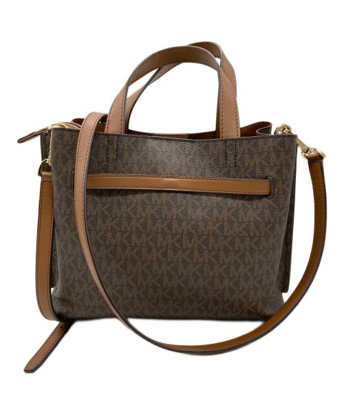 MICHAEL KORS（マイケル・コース）MICHAEL KORS (マイケルコース) 2WAYバッグ ブラウンの古着・服飾アイテム