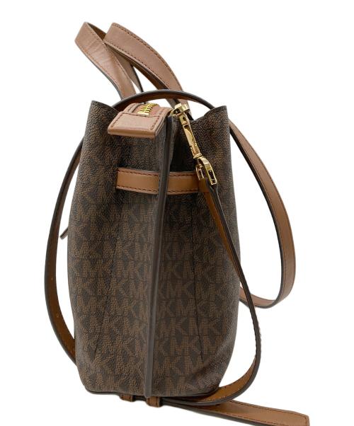 MICHAEL KORS（マイケル・コース）MICHAEL KORS (マイケルコース) 2WAYバッグ ブラウンの古着・服飾アイテム