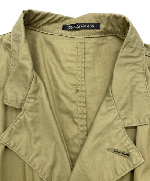 Yohji Yamamoto pour homme（ヨウジヤマモト プールオム）Yohji Yamamoto pour homme (ヨウジヤマモト プールオム) 4Bパッチポケットロングジャケット ベージュ サイズ:3の古着・服飾アイテム