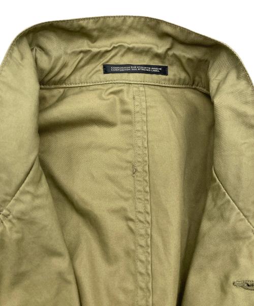 Yohji Yamamoto pour homme（ヨウジヤマモト プールオム）Yohji Yamamoto pour homme (ヨウジヤマモト プールオム) 4Bパッチポケットロングジャケット ベージュ サイズ:3の古着・服飾アイテム