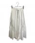MSGM（エムエスジーエム）の古着「MESH MIX SKIRT」｜ホワイト