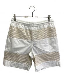 MSGM（エムエスジーエム）の古着「STRIPES WITH NET SHORTS」｜ホワイト