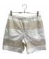 MSGM（エムエスジーエム）の古着「STRIPES WITH NET SHORTS」｜ホワイト