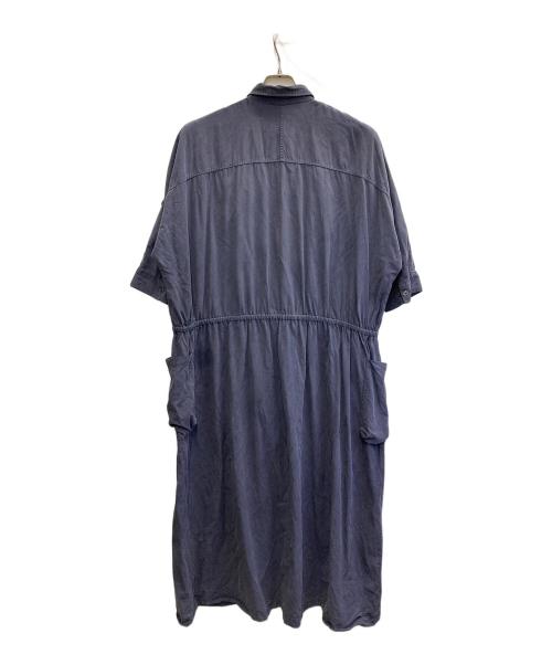 BEARDSLEY（ビアズリー）BEARDSLEY (ビアズリー) シャツワンピース ネイビー サイズ:FREEの古着・服飾アイテム
