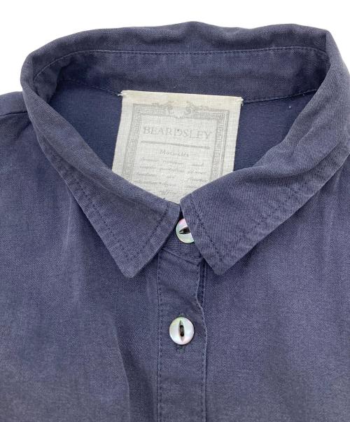 BEARDSLEY（ビアズリー）BEARDSLEY (ビアズリー) シャツワンピース ネイビー サイズ:FREEの古着・服飾アイテム