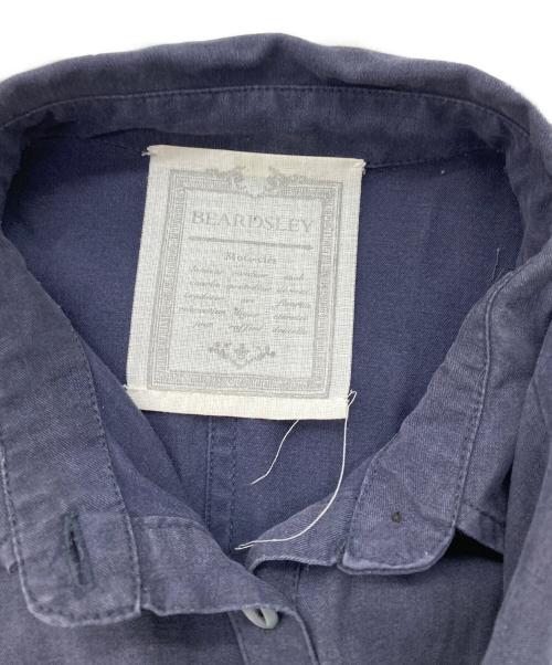 BEARDSLEY（ビアズリー）BEARDSLEY (ビアズリー) シャツワンピース ネイビー サイズ:FREEの古着・服飾アイテム