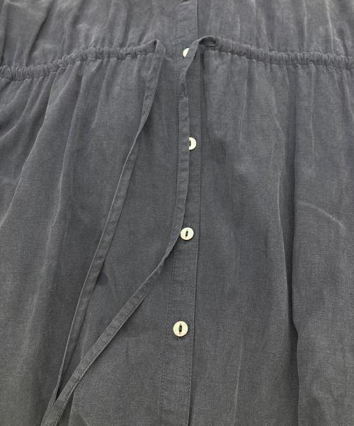 BEARDSLEY（ビアズリー）BEARDSLEY (ビアズリー) シャツワンピース ネイビー サイズ:FREEの古着・服飾アイテム