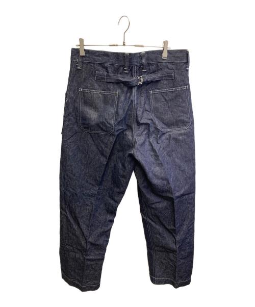 NIGEL CABOURN（ナイジェルケーボン）NIGEL CABOURN (ナイジェルケーボン) コットンリネンデニムパンツ インディゴ サイズ:36の古着・服飾アイテム