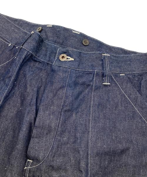 NIGEL CABOURN（ナイジェルケーボン）NIGEL CABOURN (ナイジェルケーボン) コットンリネンデニムパンツ インディゴ サイズ:36の古着・服飾アイテム
