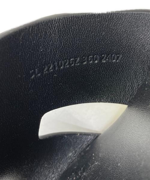 HERMES（エルメス）HERMES (エルメス) エズ30 ウェッジソールサンダル ブラック サイズ:36の古着・服飾アイテム