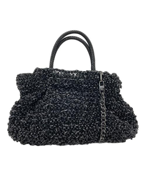 ANTEPRIMA（アンテプリマ）ANTEPRIMA (アンテプリマ) ワイヤーグリッターバック ブラックの古着・服飾アイテム