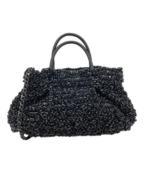 ANTEPRIMA（アンテプリマ）ANTEPRIMA (アンテプリマ) ワイヤーグリッターバック ブラックの古着・服飾アイテム