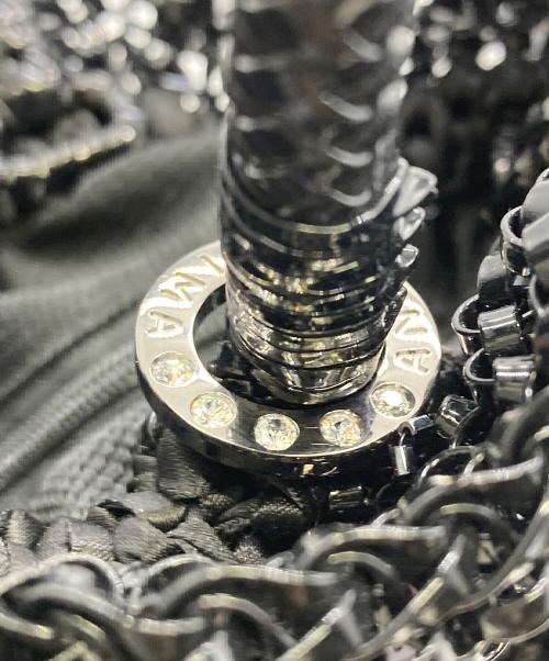 ANTEPRIMA（アンテプリマ）ANTEPRIMA (アンテプリマ) ワイヤーグリッターバック ブラックの古着・服飾アイテム