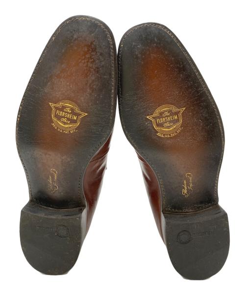 Florsheim（フローシャイム）Florsheim (フローシャイム) Monk Strap Leather Shoes ブラウン サイズ:7 1/2の古着・服飾アイテム