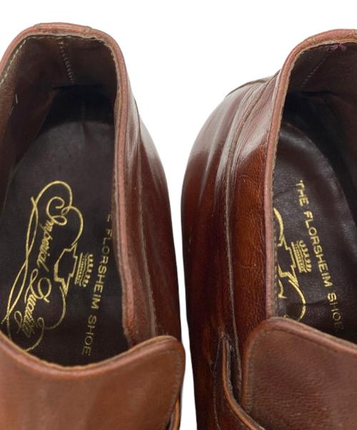 Florsheim（フローシャイム）Florsheim (フローシャイム) Monk Strap Leather Shoes ブラウン サイズ:7 1/2の古着・服飾アイテム