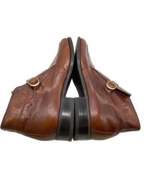 Florsheim（フローシャイム）Florsheim (フローシャイム) Monk Strap Leather Shoes ブラウン サイズ:7 1/2の古着・服飾アイテム