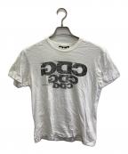 CDG/COMME des GARCONSシーディージー コムデギャルソン）の古着「AD2019 反転ロゴプリントTシャツ」｜ホワイト