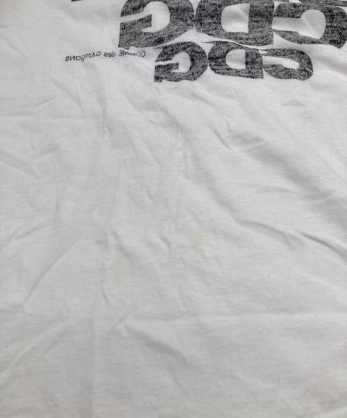 CDG/COMME des GARCONS（シーディージー コムデギャルソン）CDG/COMME des GARCONS (シーディージー コムデギャルソン) AD2019 反転ロゴプリントTシャツ ホワイト サイズ:Mの古着・服飾アイテム