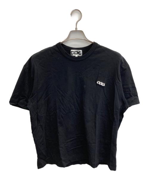 CDG/COMME des GARCONS（シーディージー コムデギャルソン）CDG/COMME des GARCONS (シーディージー コムデギャルソン) AD2023 CDGロゴワッペンTシャツ ブラック サイズ:Sの古着・服飾アイテム