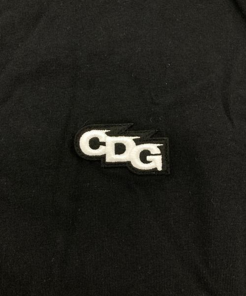 CDG/COMME des GARCONS（シーディージー コムデギャルソン）CDG/COMME des GARCONS (シーディージー コムデギャルソン) AD2023 CDGロゴワッペンTシャツ ブラック サイズ:Sの古着・服飾アイテム