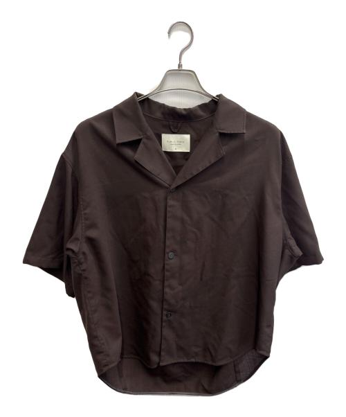 PUBLIC TOKYO（パブリックトウキョウ）PUBLIC TOKYO (パブリックトウキョウ) イージーサマーウールセミオープンシャツ ブラウン サイズ:1の古着・服飾アイテム