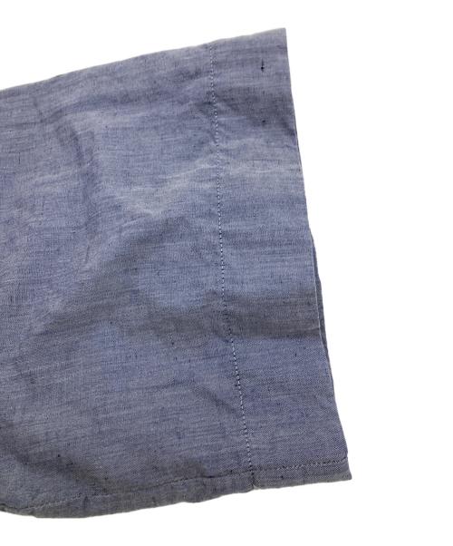 Maison Margiela（メゾンマルジェラ）Maison Margiela (メゾンマルジェラ) 22SS ロゴ刺繍オープンカラーシャツ/Lounge Shirt グレー サイズ:40の古着・服飾アイテム