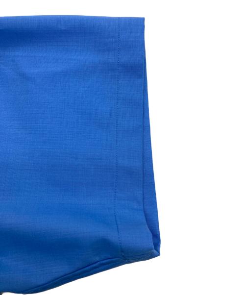 edition（エディション）Edition (エディション) ウールオープンカラーシャツ ブルー サイズ:Mの古着・服飾アイテム