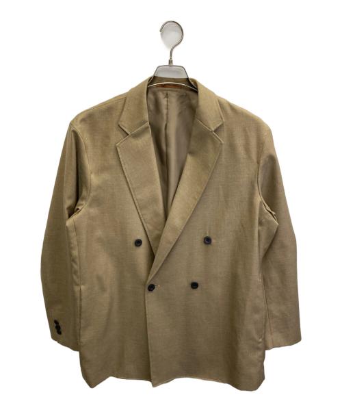 MAISON SPECIAL（メゾンスペシャル）MAISON SPECIAL (メゾンスペシャル) テックリネンオーバーサイズダブルジャケット ベージュ サイズ:46の古着・服飾アイテム