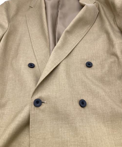 MAISON SPECIAL（メゾンスペシャル）MAISON SPECIAL (メゾンスペシャル) テックリネンオーバーサイズダブルジャケット ベージュ サイズ:46の古着・服飾アイテム