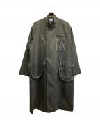 MAISON SPECIALメゾンスペシャル）の古着「Prime-Over Tielocken Military Twill Coat」｜カーキ