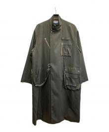 MAISON SPECIAL（メゾンスペシャル）の古着「Prime-Over Tielocken Military Twill Coat」｜カーキ